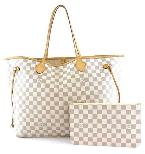 louis vuitton grey and white bag|louis vuitton white bag inside.